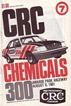 Programme cover of Amaroo Park Raceway, 09/08/1981