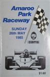 Programme cover of Amaroo Park Raceway, 26/05/1985
