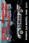 Programme cover of Amaroo Park Raceway, 02/03/1986