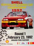 Programme cover of Amaroo Park Raceway, 23/02/1992