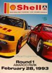Programme cover of Amaroo Park Raceway, 28/02/1993