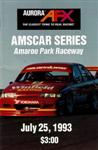 Programme cover of Amaroo Park Raceway, 25/07/1993