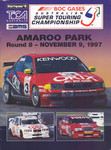 Programme cover of Amaroo Park Raceway, 09/11/1997
