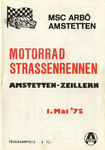 Programme cover of Amstetten-Zeillern, 01/05/1975