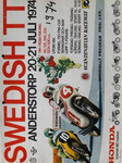 Programme cover of Anderstorp Raceway, 21/07/1974