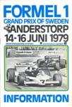Programme cover of Anderstorp Raceway, 16/06/1979