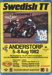 Programme cover of Anderstorp Raceway, 08/08/1982