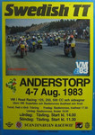 Programme cover of Anderstorp Raceway, 07/08/1983