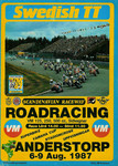 Programme cover of Anderstorp Raceway, 09/08/1987