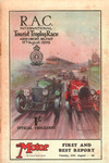 Programme cover of Ards Circuit, 17/08/1929