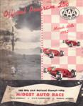 Programme cover of Arizona State Fairgrounds, 30/03/1952