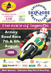 Programme cover of Armoy Race Circuit, 08/08/2009