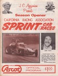 Programme cover of Ascot Park, 25/03/1978