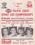 Programme cover of Ascot Park, 20/10/1978