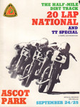 Programme cover of Ascot Park, 25/09/1972