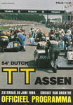 Programme cover of TT Circuit Assen, 30/06/1984