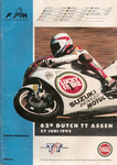 Programme cover of TT Circuit Assen, 27/06/1992
