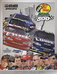 Programme cover of Atlanta Motor Speedway, 31/10/2004