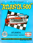 Programme cover of Atlanta Motor Speedway, 30/10/1960