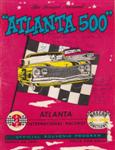 Programme cover of Atlanta Motor Speedway, 26/03/1961