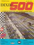 Programme cover of Atlanta Motor Speedway, 23/07/1972