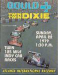 Programme cover of Atlanta Motor Speedway, 22/04/1979