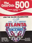 Programme cover of Atlanta Motor Speedway, 18/03/1984
