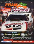 Programme cover of Atlanta Dragway, 13/04/1997