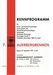 Programme cover of Auerberg Hill Climb, 30/09/1973