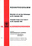 Programme cover of Auerberg Hill Climb, 30/09/1984