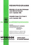 Programme cover of Auerberg Hill Climb, 28/09/1986