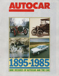 Cover of Nine Decades of Autocar and the Car, Autocar, 1985