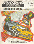 Programme cover of Auto City Speedway, 1988