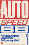 Programme cover of Auto Speed Show, 1968