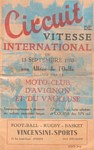 Programme cover of Avignon, 13/09/1953