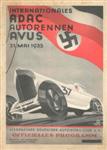 Programme cover of AVUS (Automobil-Verkehrs- und Übungsstraße), 21/05/1933