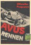Programme cover of AVUS (Automobil-Verkehrs- und Übungsstraße), 26/05/1935