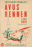 Programme cover of AVUS (Automobil-Verkehrs- und Übungsstraße), 01/07/1951