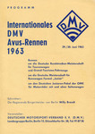 Programme cover of AVUS (Automobil-Verkehrs- und Übungsstraße), 30/06/1963