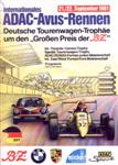 Programme cover of AVUS (Automobil-Verkehrs- und Übungsstraße), 22/09/1991