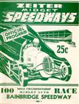 Programme cover of Bainbridge Speedway, 1946