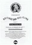 Programme cover of Baitings Dam Hill Climb, 13/06/1993
