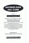 Programme cover of Baitings Dam Hill Climb, 12/09/1993