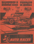 Programme cover of Bakersfield Speedway, 23/08/1972