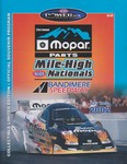 Programme cover of Bandimere Speedway, 21/07/2002