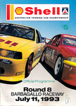 Programme cover of Barbagallo Raceway, 11/07/1993
