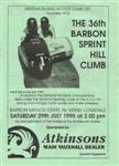 Programme cover of Barbon Hill Climb, 29/07/1995