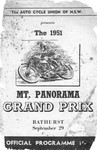 Programme cover of Bathurst Mount Panorama, 29/09/1951