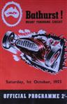 Programme cover of Bathurst Mount Panorama, 01/10/1955