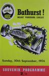 Programme cover of Bathurst Mount Panorama, 30/09/1956